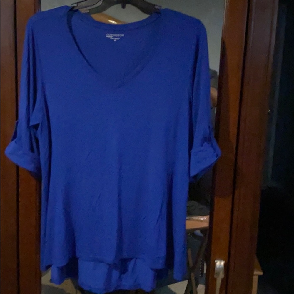 Plus size high low top
